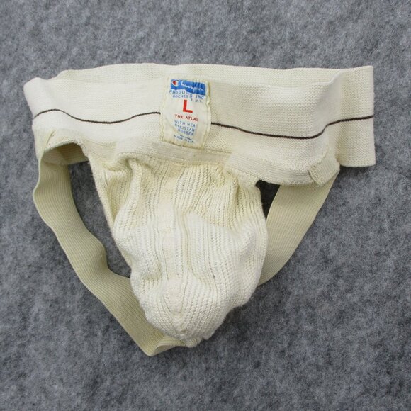 Champion jockstrap Mens Large L Atlas style athletic supporter USA 1960s Vintage - Picture 11 of 15